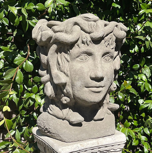 Medusa Head Sculpture Planter Pot
